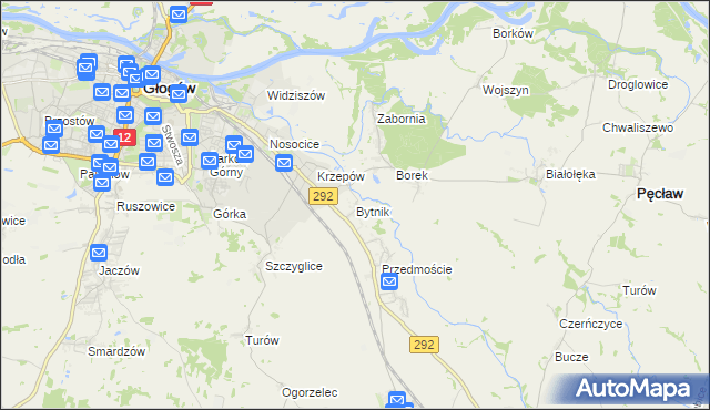 mapa Bytnik, Bytnik na mapie Targeo