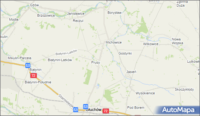 mapa Celigów, Celigów na mapie Targeo