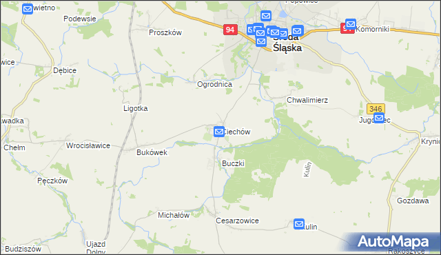 mapa Ciechów, Ciechów na mapie Targeo