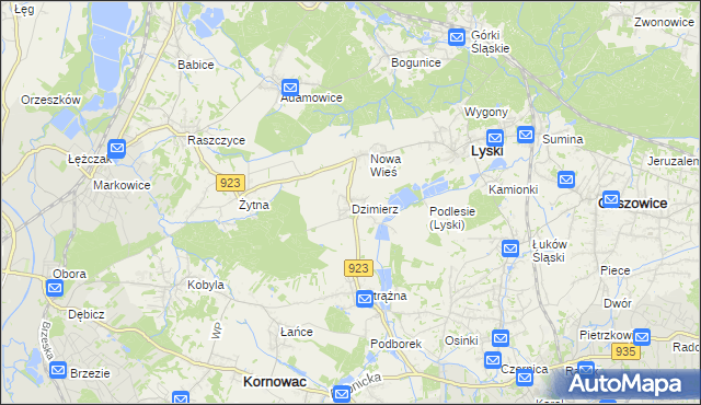 mapa Dzimierz, Dzimierz na mapie Targeo