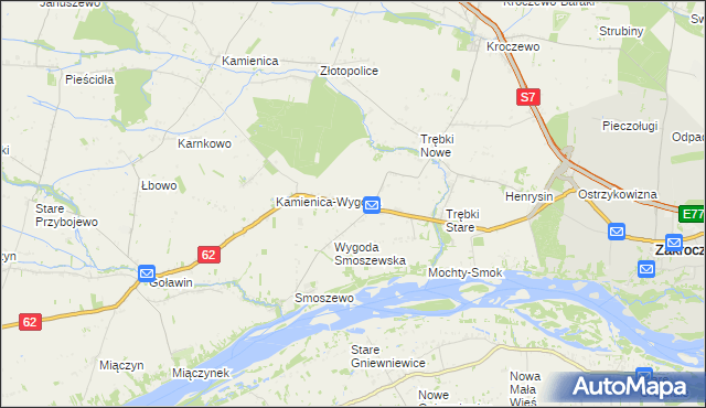 mapa Emolinek, Emolinek na mapie Targeo