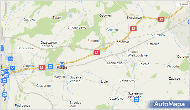 mapa Godurowo, Godurowo na mapie Targeo