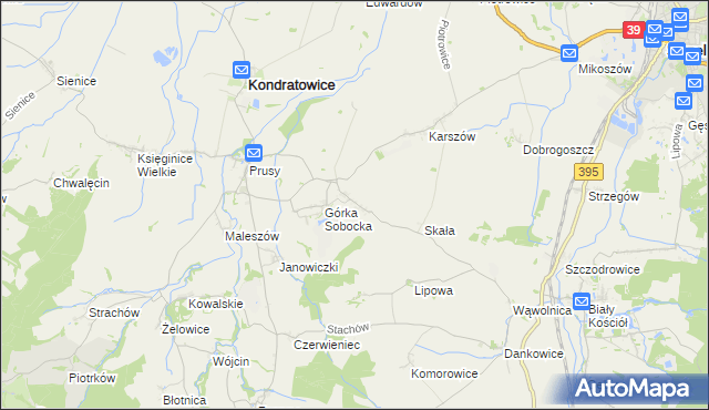 mapa Gołostowice, Gołostowice na mapie Targeo