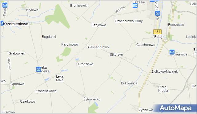 mapa Huby Pijanowskie, Huby Pijanowskie na mapie Targeo