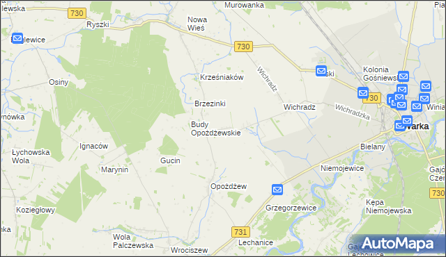 mapa Kazimierków, Kazimierków na mapie Targeo