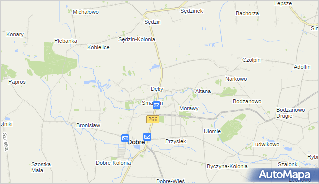 mapa Krzywosądz, Krzywosądz na mapie Targeo