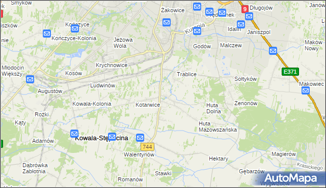 mapa Mazowszany, Mazowszany na mapie Targeo