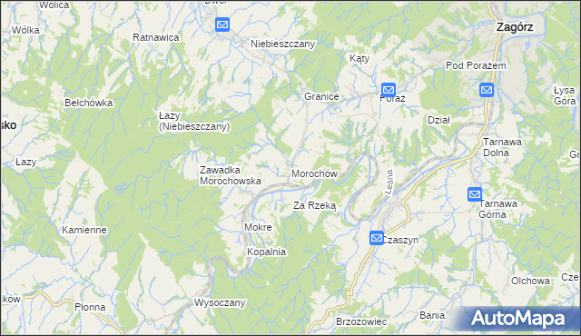 mapa Morochów, Morochów na mapie Targeo