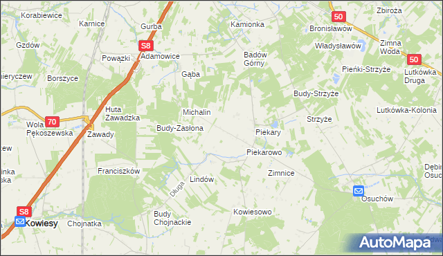 mapa Podlindowo, Podlindowo na mapie Targeo