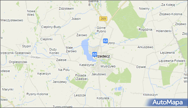 mapa Przedecz, Przedecz na mapie Targeo