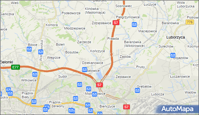 mapa Raciborowice gmina Michałowice, Raciborowice gmina Michałowice na mapie Targeo