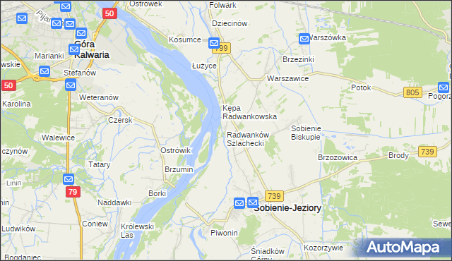 mapa Radwanków Szlachecki, Radwanków Szlachecki na mapie Targeo