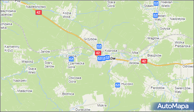 mapa Stąporków, Stąporków na mapie Targeo