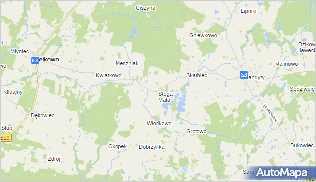 mapa Stega Mała, Stega Mała na mapie Targeo