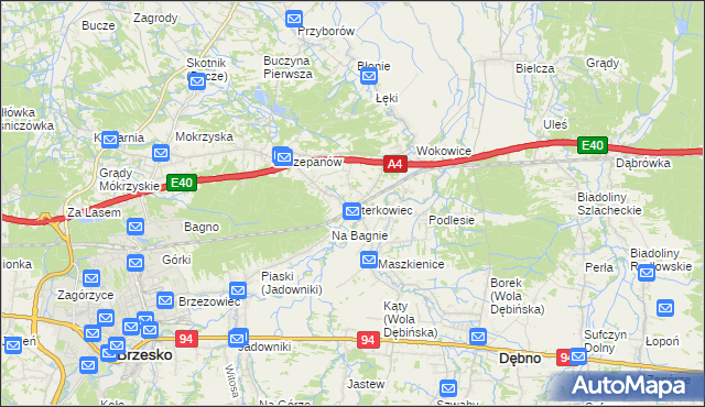 mapa Sterkowiec, Sterkowiec na mapie Targeo