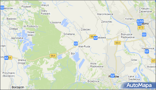 mapa Wał-Ruda, Wał-Ruda na mapie Targeo