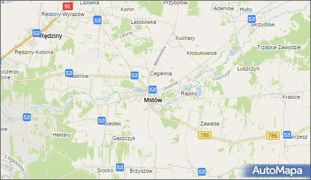 mapa Wancerzów, Wancerzów na mapie Targeo