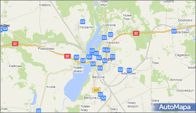 mapa Wolsztyn, Wolsztyn na mapie Targeo