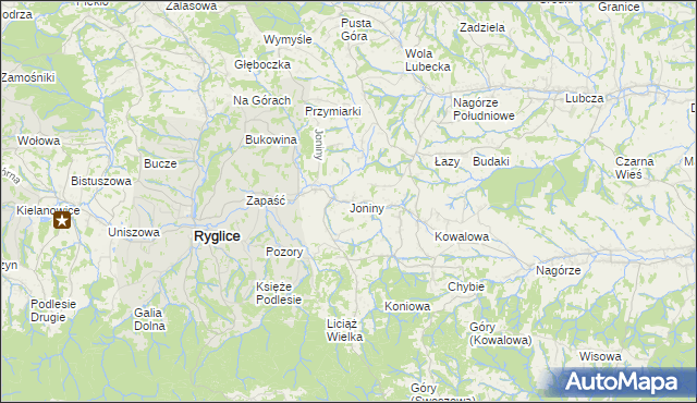 mapa Joniny, Joniny na mapie Targeo