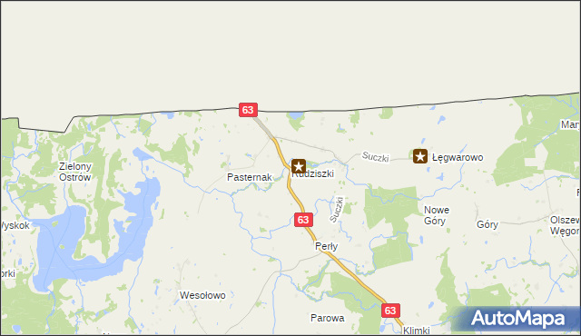 mapa Rudziszki, Rudziszki na mapie Targeo
