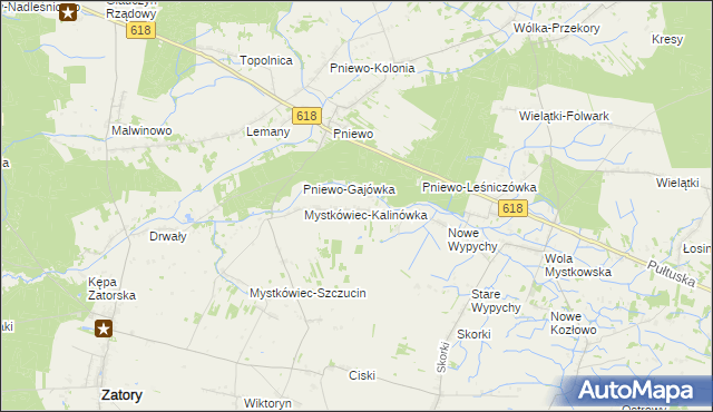 mapa Stary Mystkówiec, Stary Mystkówiec na mapie Targeo