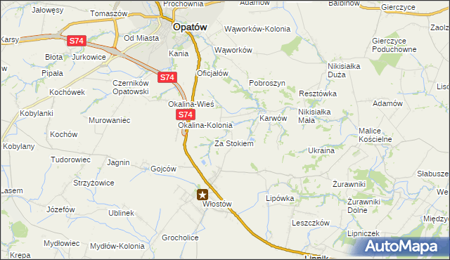 mapa Tudorów, Tudorów na mapie Targeo