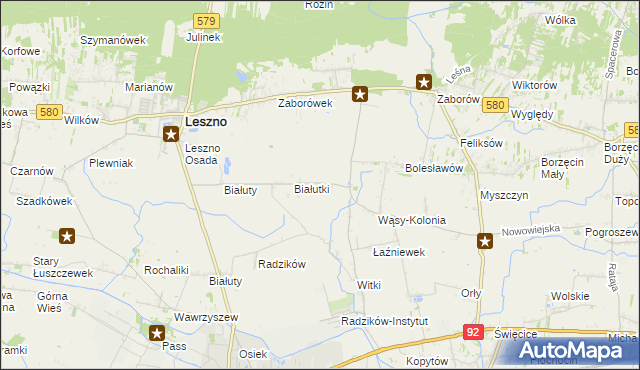 mapa Wąsy-Wieś, Wąsy-Wieś na mapie Targeo