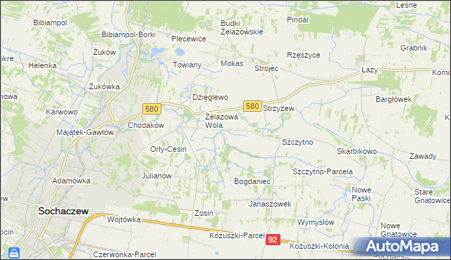 mapa Nowe Mostki, Nowe Mostki na mapie Targeo