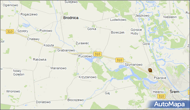 mapa Manieczki, Manieczki na mapie Targeo