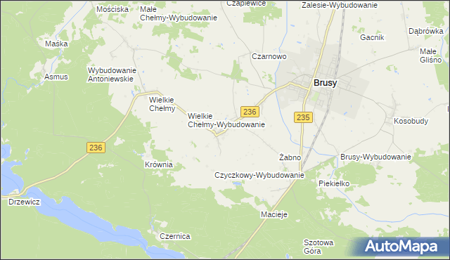 mapa Czyczkowy, Czyczkowy na mapie Targeo