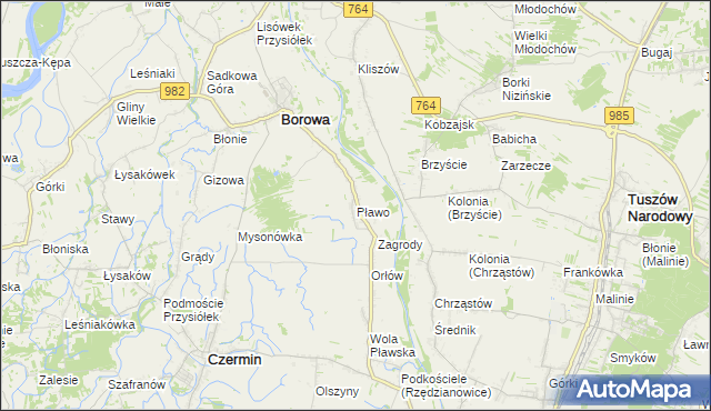 mapa Pławo, Pławo na mapie Targeo