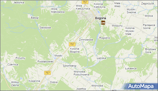 mapa Rosołówka, Rosołówka na mapie Targeo
