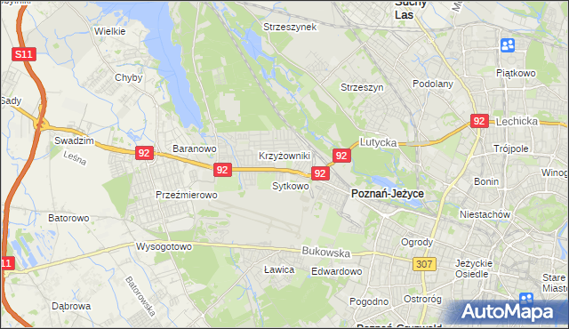 mapa Smochowice, Smochowice na mapie Targeo