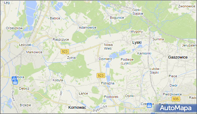 mapa Dzimierz, Dzimierz na mapie Targeo