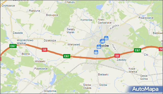 mapa Nowy Dwór gmina Syców, Nowy Dwór gmina Syców na mapie Targeo