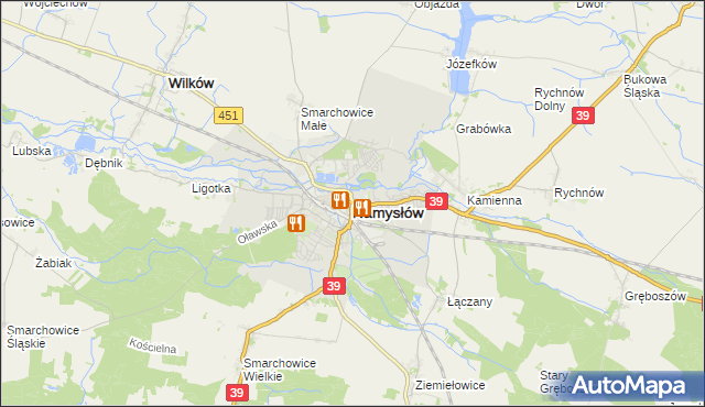 mapa Namysłów, Namysłów na mapie Targeo