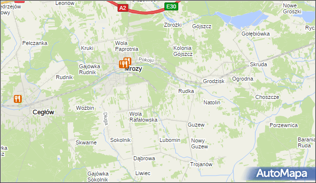 mapa Rudka-Sanatorium, Rudka-Sanatorium na mapie Targeo