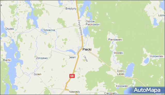 mapa polski piecki PKO Bank Polski   Bankomat w Piecki powiat mrągowski :: Bankomat 