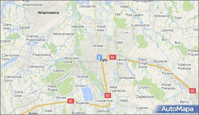 kety mapa polski PKO Bank Polski   Wpłatomat w Kęty :: Wpłatomat na mapie Targeo