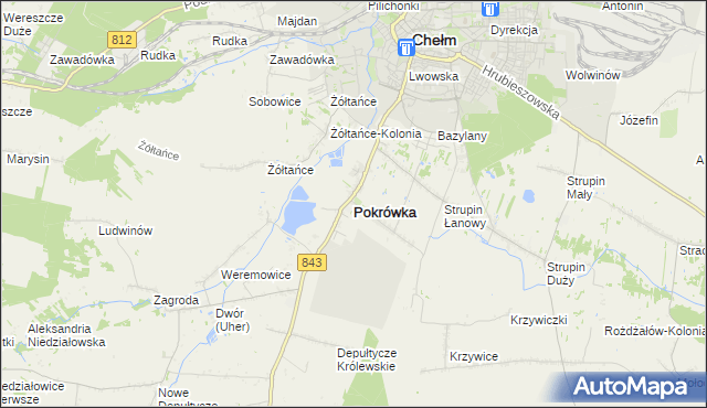 mapa Pokrówka, Pokrówka na mapie Targeo