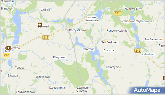 mapa Czarmuń, Czarmuń na mapie Targeo