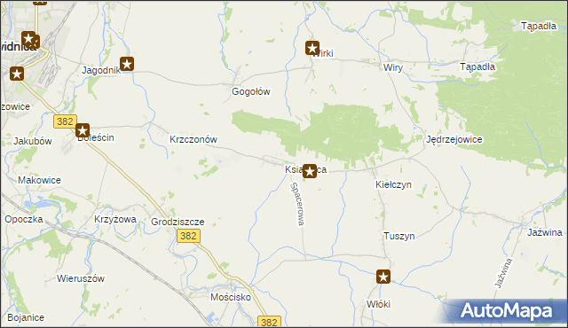 mapa Książnica, Książnica na mapie Targeo