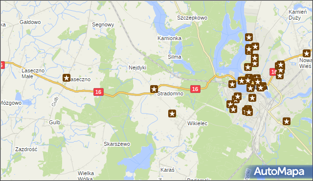 mapa Stradomno, Stradomno na mapie Targeo