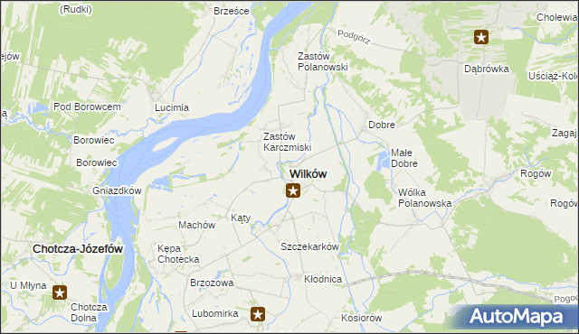 mapa Wilków powiat opolski, Wilków powiat opolski na mapie Targeo