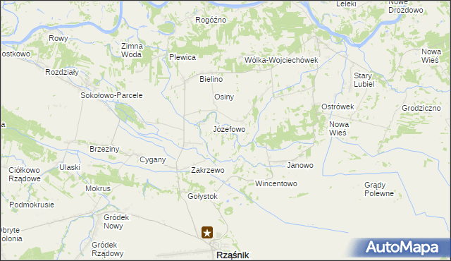 mapa Wola Polewna, Wola Polewna na mapie Targeo