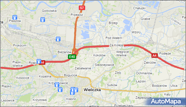 mapa Kokotów, Kokotów na mapie Targeo
