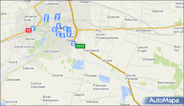 mapa Wólka Panieńska, Wólka Panieńska na mapie Targeo