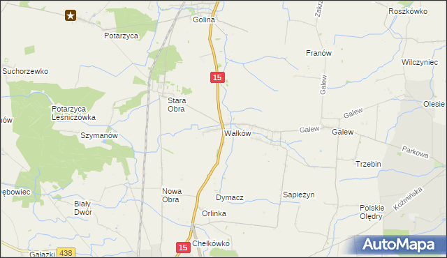 mapa Wałków, Wałków na mapie Targeo