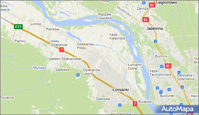 mapa Kiełpin Poduchowny, Kiełpin Poduchowny na mapie Targeo