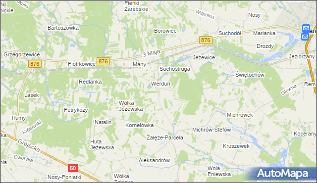 mapa Bystrzanów, Bystrzanów na mapie Targeo